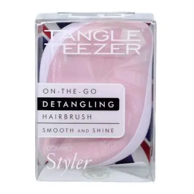 Tangle Teezer Compact Styler Smashed Holo Pink Hairbrush