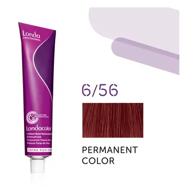 Londa Professional Permanent Color Extra Rich Creme 60 ml gazdag krémes hajfesték 6/56 Dark Blon