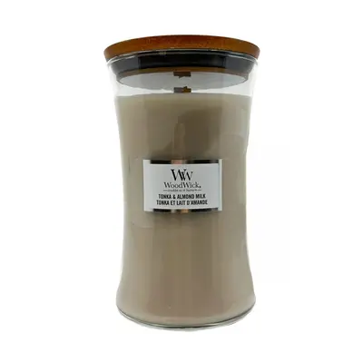 WoodWick Tonka & Almond Milk Large Hourglass 610 g