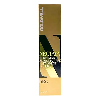 Goldwell Nectaya Permanent Hair Color 60 ml tartós hajfesték 5BG Light Gold Brown