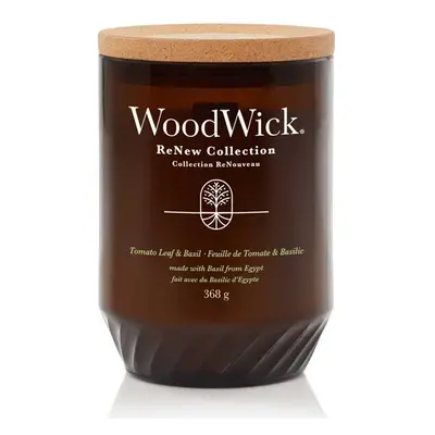 WoodWick ReNew Tomato Leaf & Basil Large Candle 368 g