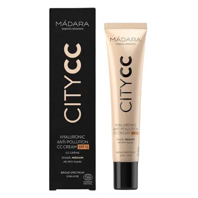 MÁDARA CITY CC Hyaluronic Anti-Pollution CC Cream SPF15 40 ml BB Cream Medium