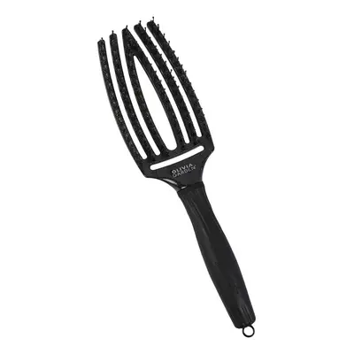 Olivia Garden Fingerbrush Midnight Desert Combo Medium Black Onix