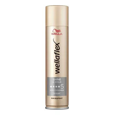 Wella Wellaflex Shine & Hold Ultra Strong Hold Hairspray 400 ml