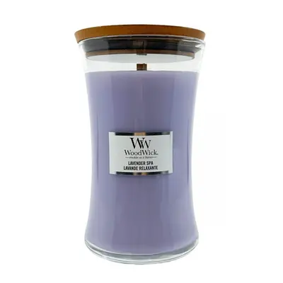 WoodWick Large Hourglass Candle Lavender Spa 610 g