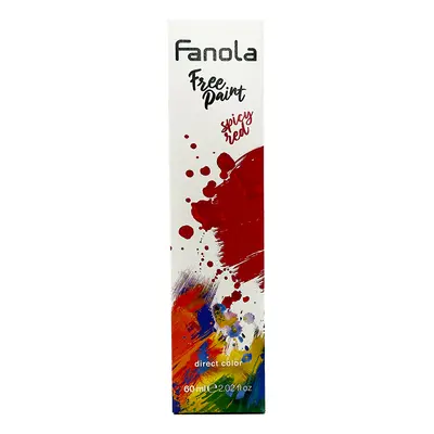 Fanola Free Paint Direct Color 60 ml ammónia mentes festék Spicy Red