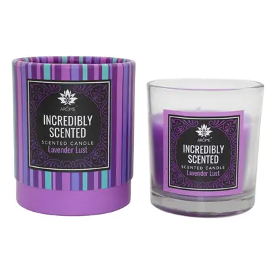 Arôme Glass Scented Candle Lavender Lust 120 g