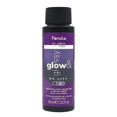 Fanola No Yellow Color Glow&Glossy Oil Toner 60 ml szín T.21