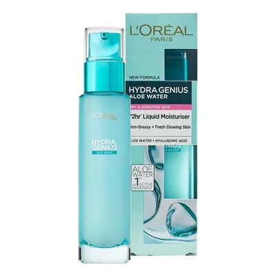 L'Oreal Paris Hydra Genius 72H Liquid Moisturiser For Dry & Sensitive Skin 70 ml