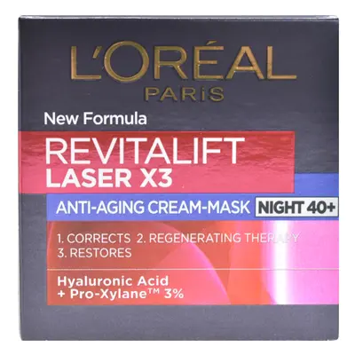 L'Oréal Paris Revitalift Laser X3 noční intenzivní krém pro urychlení obnovy pleti 50 ml