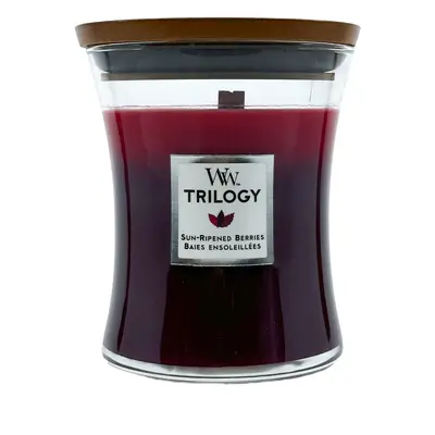 WoodWick Trilogy Medium Hourglass Candle Sun-Ripened Berries 275 g