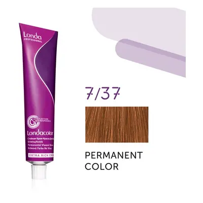 Londa Professional Permanent Color Extra Rich Creme 60 ml gazdag krémes hajfesték 7/37 Medium Bl