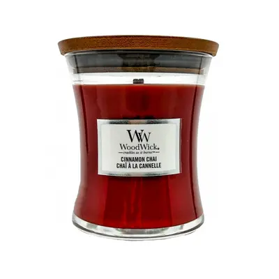 WoodWick Medium Hourglass Candle Cinnamon Chai 275 g