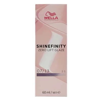 Wella Professionals Shinefinity Zero Lift Glaze 60 ml demi-permanent szín 07/13 Medium Blonde As