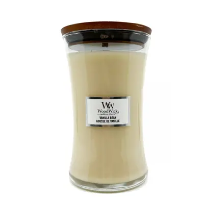 WoodWick Large Hourglass Candle Vanilla Bean 610 g