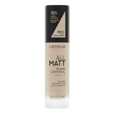 Catrice All Matt Shine Control Make Up 18h 30 ml make-up 015 C - Cool Vanilla Beige