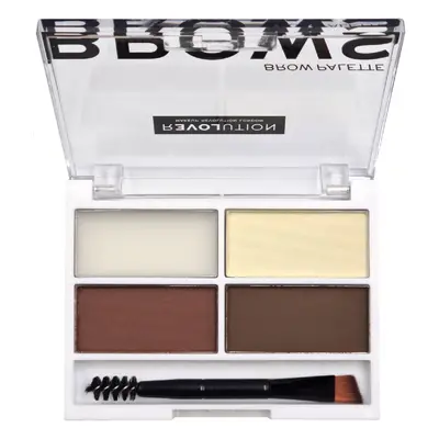 Relove by Revolution Colour Cult Brow Palette 3,2 g paletta Dark