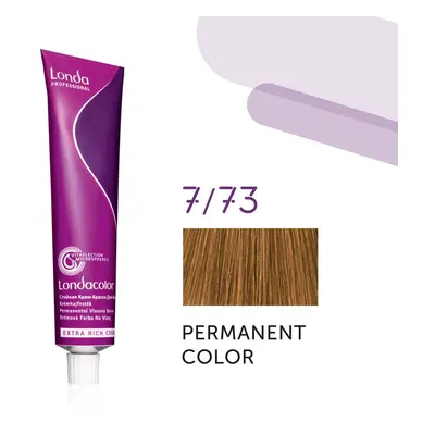 Londa Professional Permanent Color Extra Rich Creme 60 ml gazdag krémes hajfesték 7/73 Medium Bl