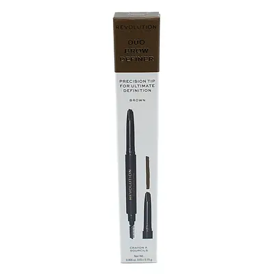 Makeup Revolution Duo Brow Definer Pencil 0,15 g Szemöldök termékek Brown