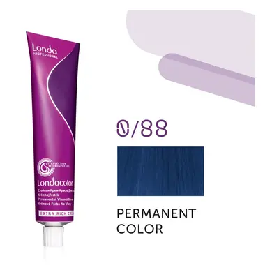 Londa Professional Permanent Color Extra Rich Creme 60 ml gazdag krémes hajfesték 0/88 Intense B