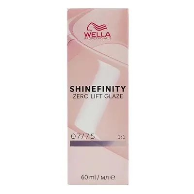 Wella Professionals Shinefinity Zero Lift Glaze 60 ml demi-permanent szín 07/75 Medium Blonde Br