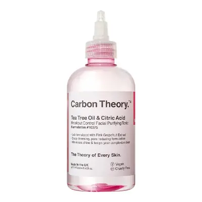 Carbon Theory Tea Tree Oil & Citric Acid Breakout Control Facial Purifying Tonic 250 ml