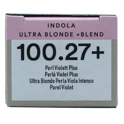 Indola Blonde Expert Highlift Ultra Blonde + Blend 60 ml tartós hajfesték 100.27+ Pearl Violet