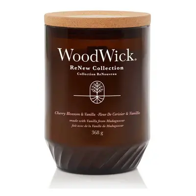 WoodWick ReNew Cherry Blossom & Vanilla Large Candle 368 g