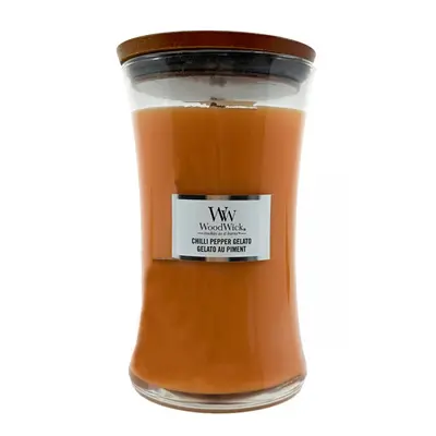 WoodWick Large Hourglass Candle Chilli Pepper Gelato 610 g