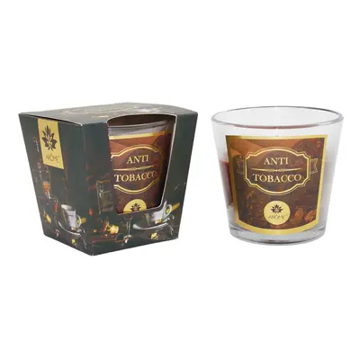 Arôme Glass Scented Candle Anti Tobacco 120 g