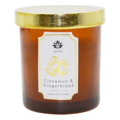 Arôme Glass Scented Candle Cinnamon & Gingerbread 125 g