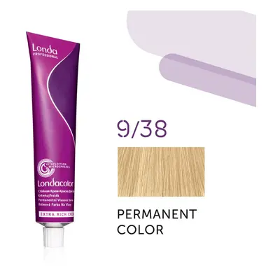 Londa Professional Permanent Color Extra Rich Creme 60 ml gazdag krémes hajfesték 9/38 Very Ligh