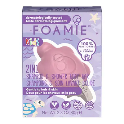 Foamie Kids Turtelly Cute 2in1 Shampoo & Shower Body Bar 80 g