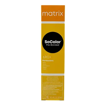 Matrix SoColor Pre-Bonded Reflect Permanent Hair Color 90 ml tartós hajfesték 6RC+ Dark Blond Re