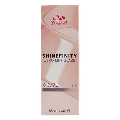 Wella Professionals Shinefinity Zero Lift Glaze 60 ml demi-permanent szín 06/71 Dark Blonde Brow