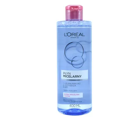 L'Oréal Paris Micellar Water micelární voda pro suchou a citlivou pleť 400 ml