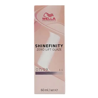 Wella Professionals Shinefinity Zero Lift Glaze 60 ml demi-permanent szín 07/59 Medium Blonde Ma