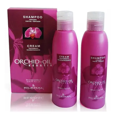 Kléral System Orchid-Oil Keratin Shampoo & Cream Box 2× 150 ml