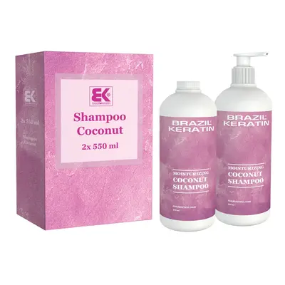 Brazil Keratin Coconut Shampoo Duo Set 2 x 550 ml