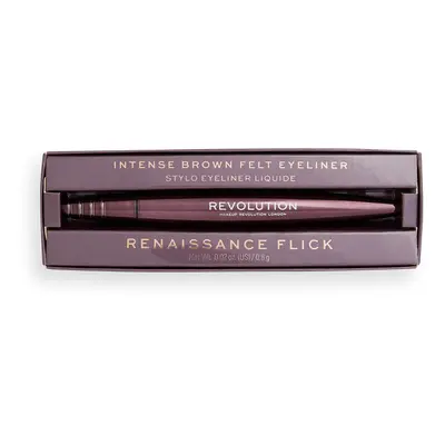 Makeup Revolution Renaissance Flick Liquid Eyeliner 0,8 g szemceruza Brown