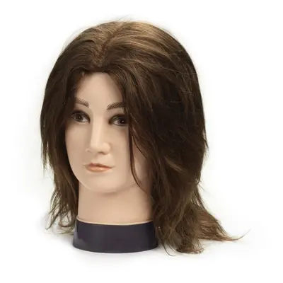 BraveHead Male Mannequin Head 100% Human Hair