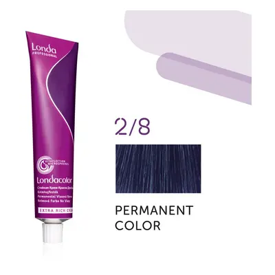 Londa Professional Permanent Color Extra Rich Creme 60 ml gazdag krémes hajfesték 2/8 Black Blue