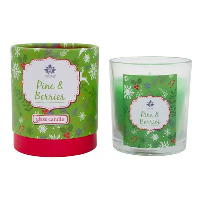 Arôme Glass Scented Candle Pine & Berries 120 g