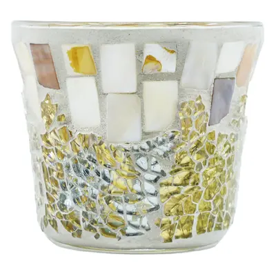 Yankee Candle Gold & Pearl Mosaic Votive Holder