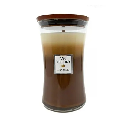 WoodWick Trilogy Large Hourglass Candle Café Sweets 610 g