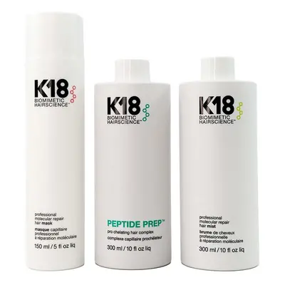 K18 Biomimetic Hairscience Prep + Repair Service Essentials