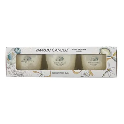 Yankee Candle 3 Pack Filled Votive Baby Powder