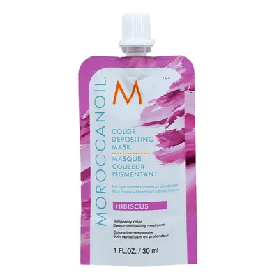 Moroccanoil Color Depositing Mask 30 ml színező maszk HIBISCUS