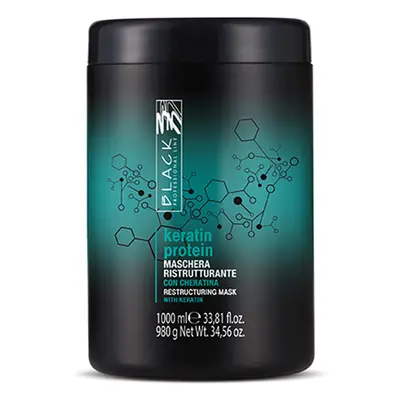 Black Professional Line Keratin Protein Restructuring Mask 1000 ml