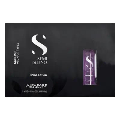 Alfaparf Milano Semi Di Lino Sublime All Hair Types Shine Lotion 12 x 13 ml